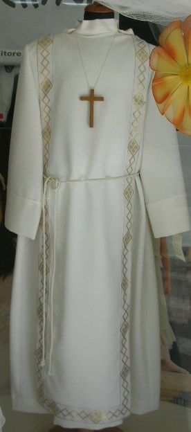Abito monacale comunione on sale